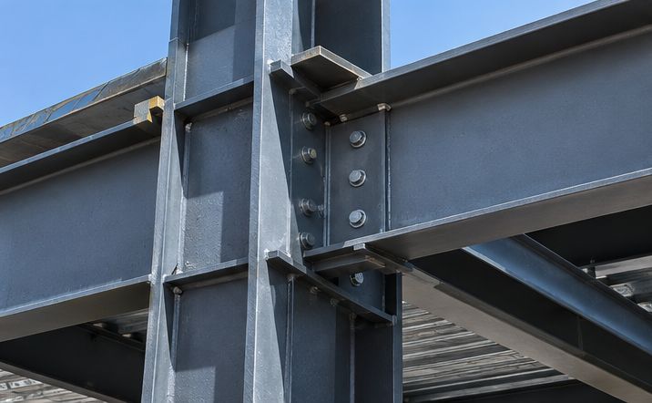 Bolted beam-to-column steel connection